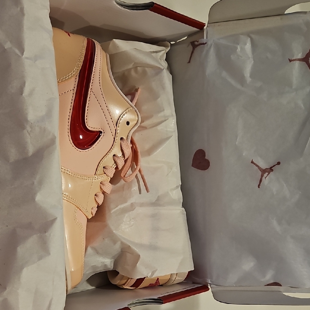 Red and Cream Sneakers